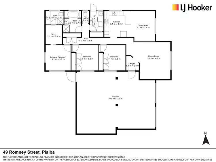 Floorplan of Homely house listing, 49 Romney Street, Pialba QLD 4655
