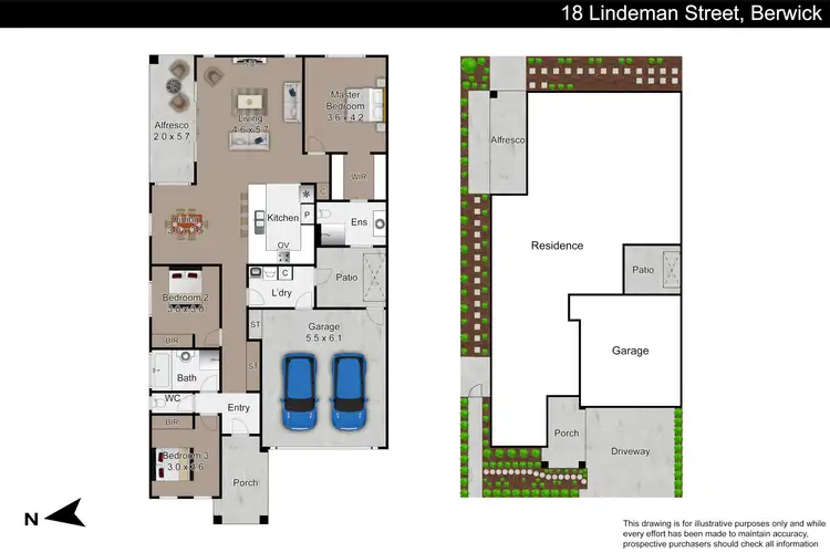Floorplan of Homely house listing, 18 Lindeman Street, Berwick VIC 3806