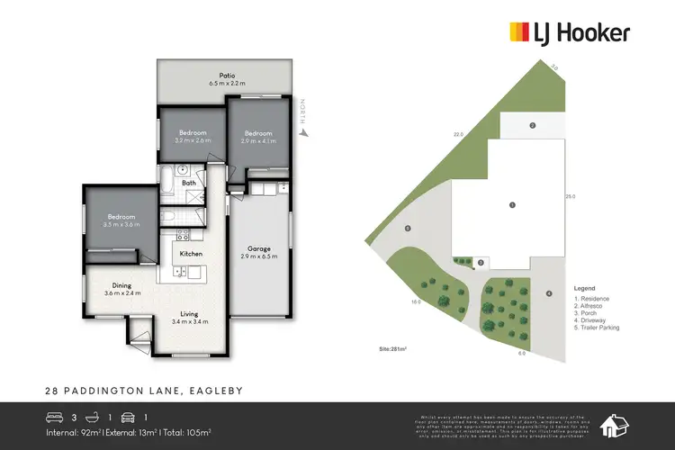 Floorplan of Homely house listing, 28 Paddington Lane, Eagleby QLD 4207