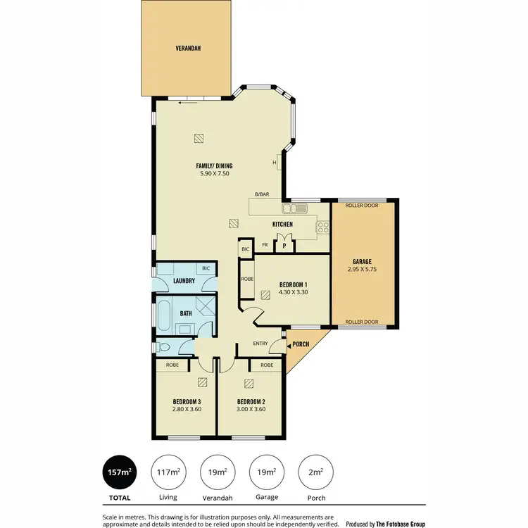 Floorplan of Homely house listing, 9 Howell Road, Parafield Gardens SA 5107