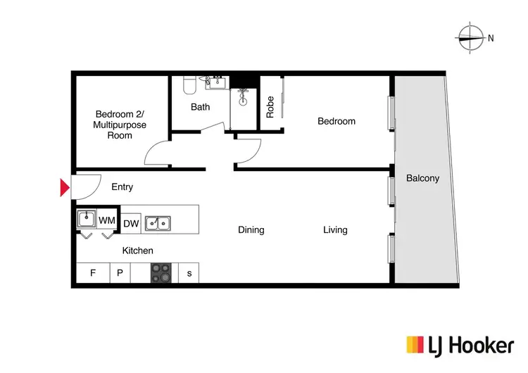Floorplan of Homely apartment listing, 31/2 McMichael Terrace, Denman Prospect ACT 2611