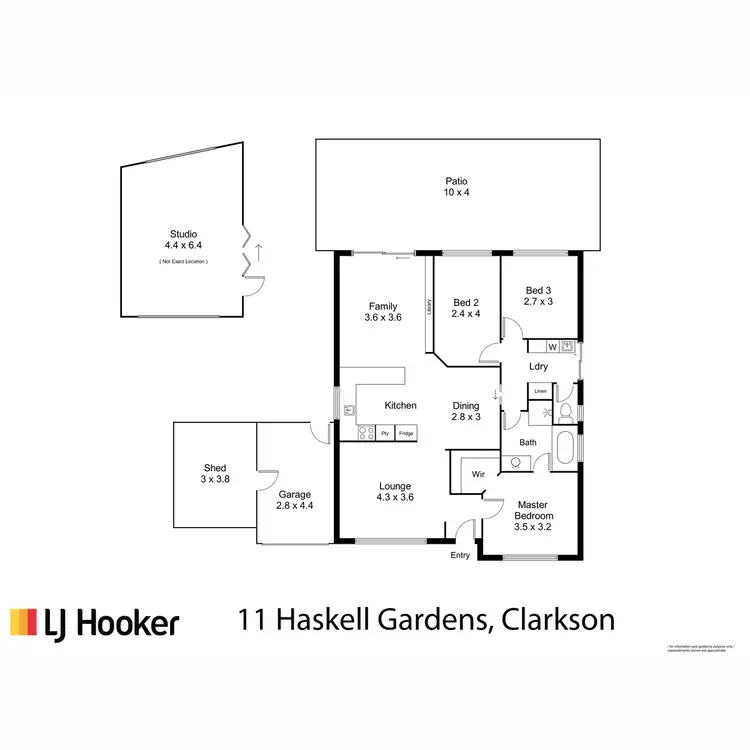 Floorplan of Homely house listing, 11 Haskell Gardens, Clarkson WA 6030