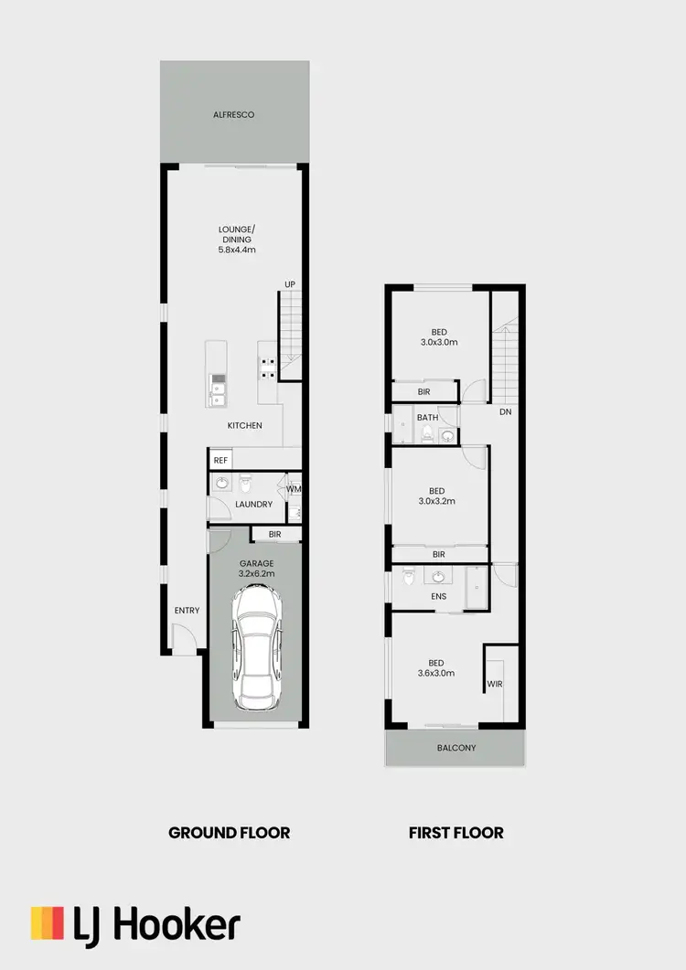 Floorplan of Homely townhouse listing, 4/14 Dredge Avenue, Moorebank NSW 2170