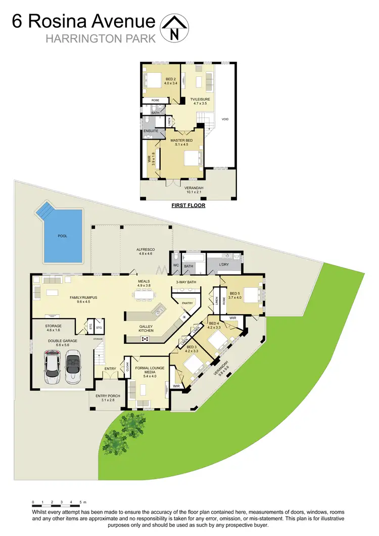 Floorplan of Homely house listing, 6 Rosina Avenue, Harrington Park NSW 2567