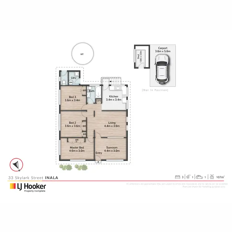 Floorplan of Homely house listing, 33 Skylark Street, Inala QLD 4077
