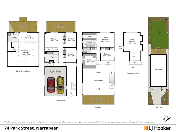 Floorplan of Homely house listing, 74 Park Street, Narrabeen NSW 2101