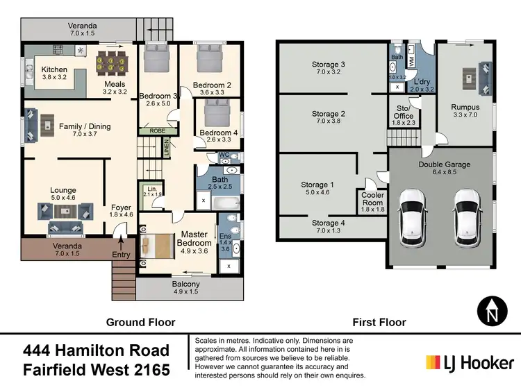 Floorplan of Homely house listing, 444 Hamilton Road, Fairfield West NSW 2165
