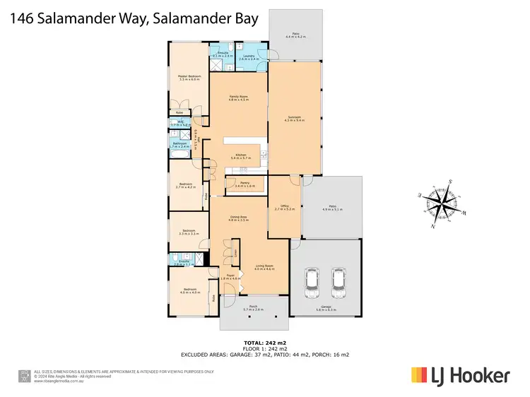 Floorplan of Homely house listing, 146 Salamander Way, Salamander Bay NSW 2317