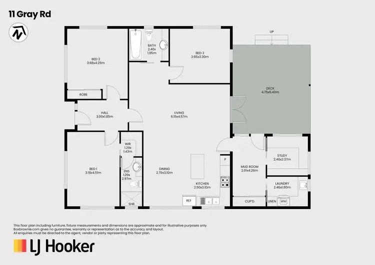 Floorplan of Homely house listing, 11 Gray Road, St Marys TAS 7215