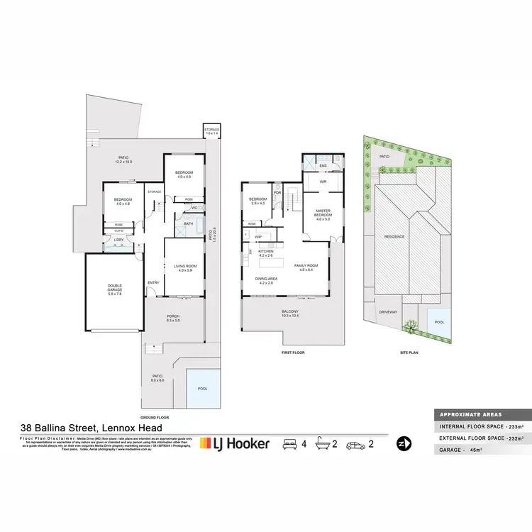 Floorplan of Homely house listing, 38 Ballina Street, Lennox Head NSW 2478