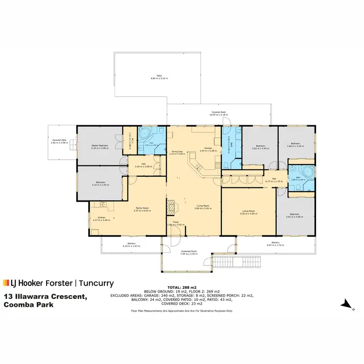 Floorplan of Homely house listing, 13 Illawarra Crescent, Coomba Park NSW 2428