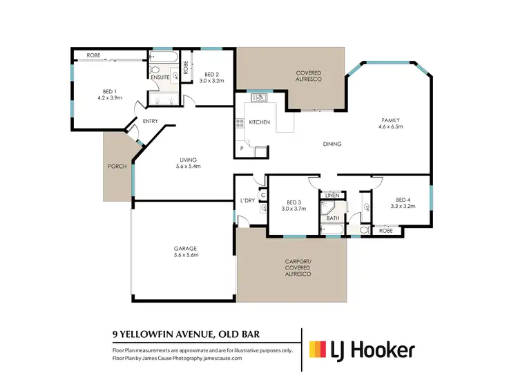 Floorplan of Homely house listing, 9 Yellowfin Avenue, Old Bar NSW 2430