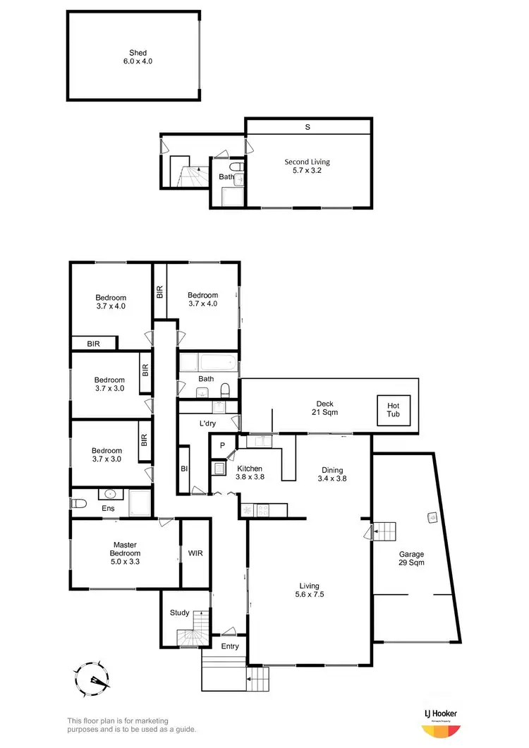 Floorplan of Homely house listing, 25 Harbord Road, Claremont TAS 7011