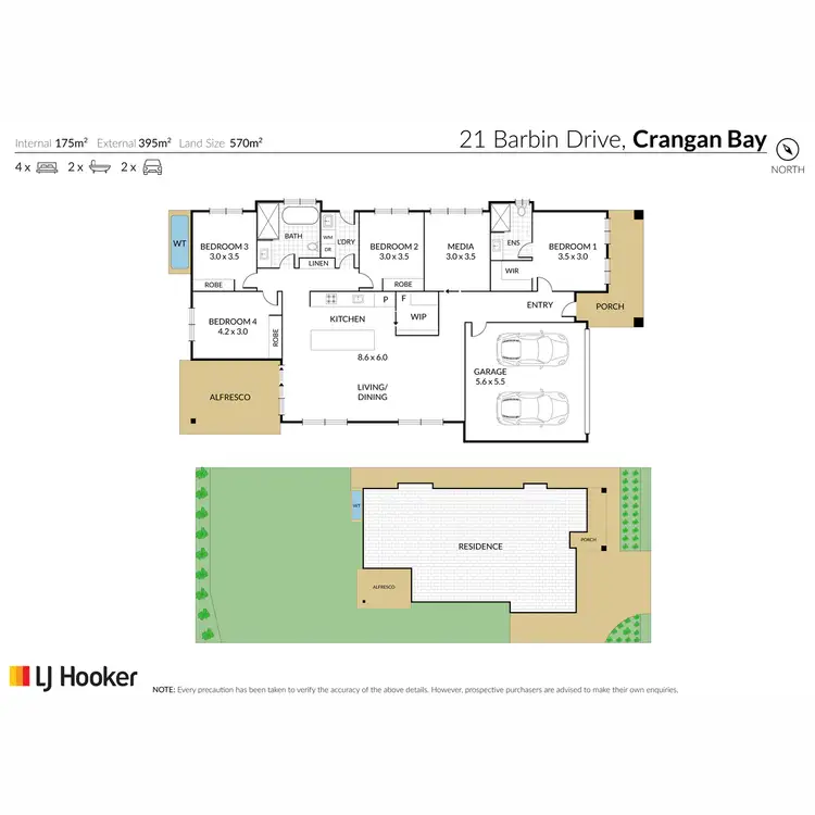 Floorplan of Homely house listing, 21 Barbin Drive, Crangan Bay NSW 2259