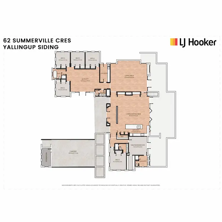 Floorplan of Homely house listing, 62 Summerville Crescent, Yallingup Siding WA 6282