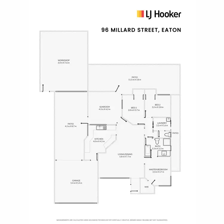 Floorplan of Homely house listing, 96 Millard Street, Eaton WA 6232