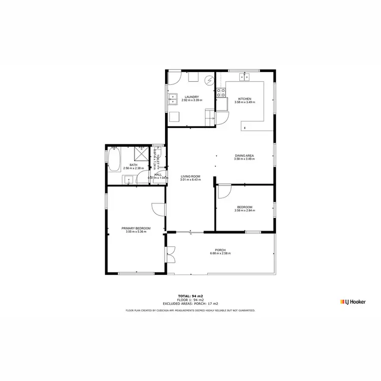 Floorplan of Homely house listing, 14 Condon Road, Tumoulin QLD 4888