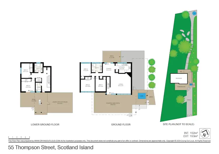 Floorplan of Homely house listing, 55 Thompson Street, Scotland Island NSW 2105