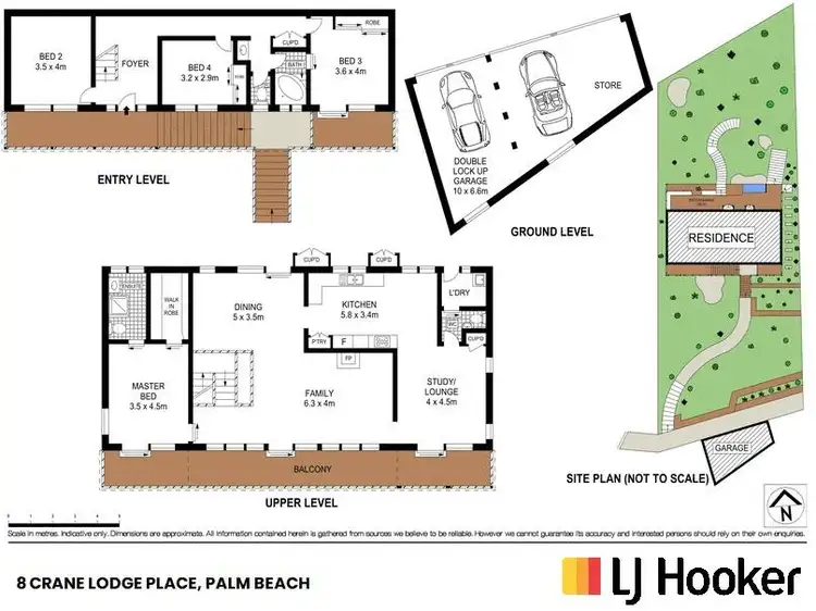 Floorplan of Homely house listing, 8 Crane Lodge Place, Palm Beach NSW 2108