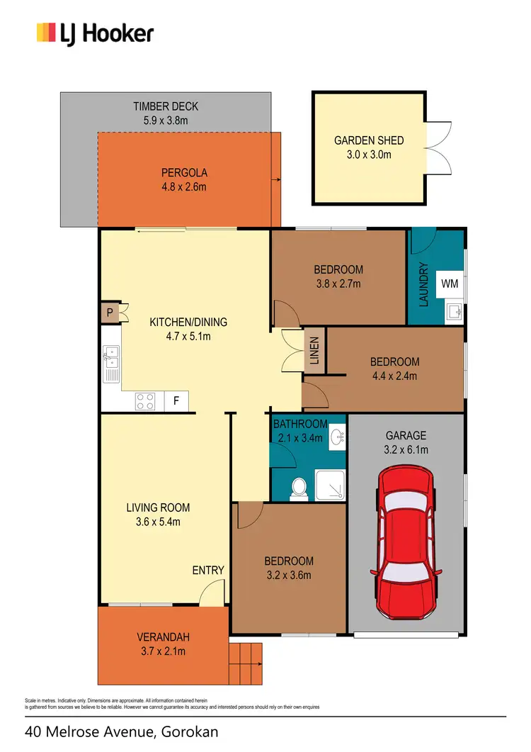 Floorplan of Homely house listing, 40 Melrose Avenue, Gorokan NSW 2263