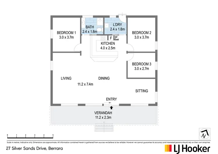 Floorplan of Homely house listing, 27 Silversands Drive, Berrara NSW 2540