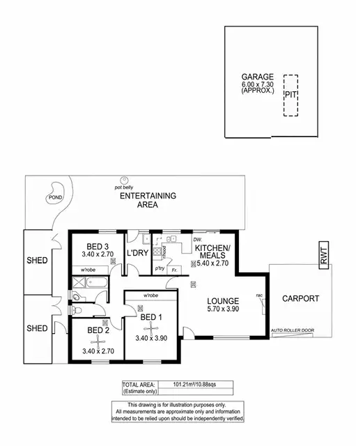 Floorplan of Homely house listing, 4 Stoneyhill Street, Reynella East SA 5161