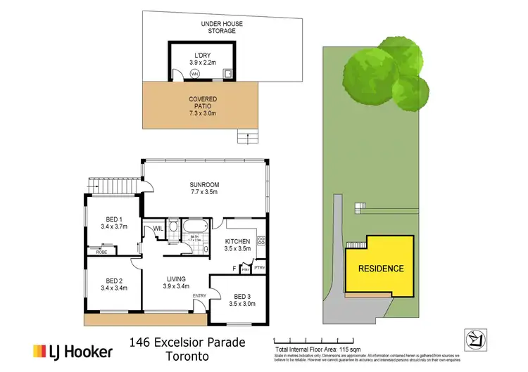 Floorplan of Homely house listing, 146 Excelsior Parade, Toronto NSW 2283