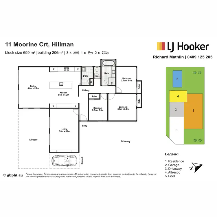 Floorplan of Homely house listing, 11 Moorine Court, Hillman WA 6168