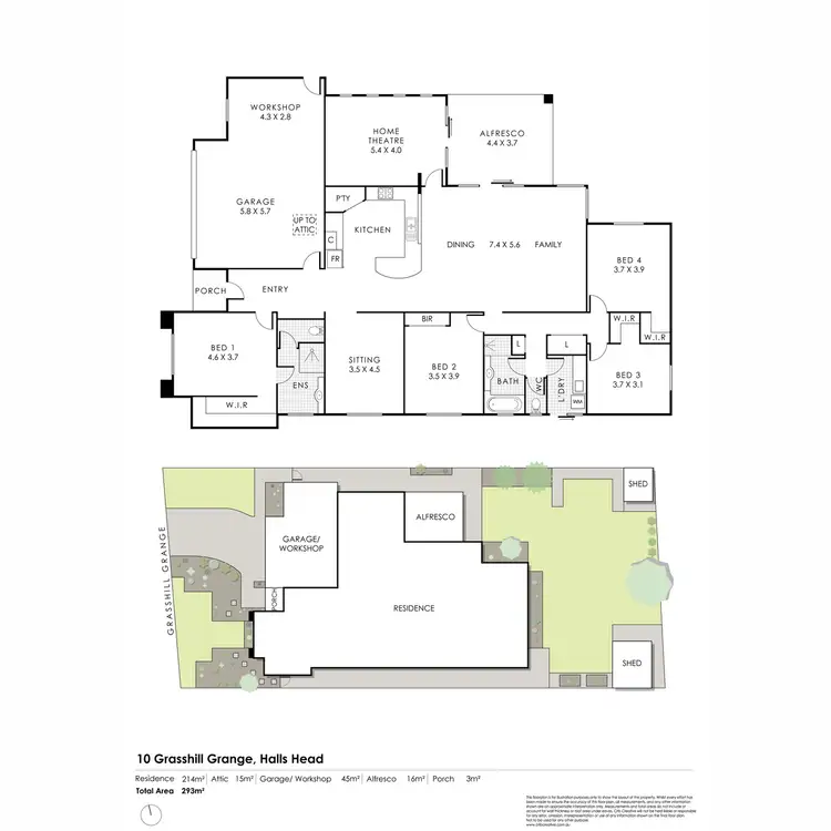 Floorplan of Homely house listing, 10 Grasshill Grange, Halls Head WA 6210