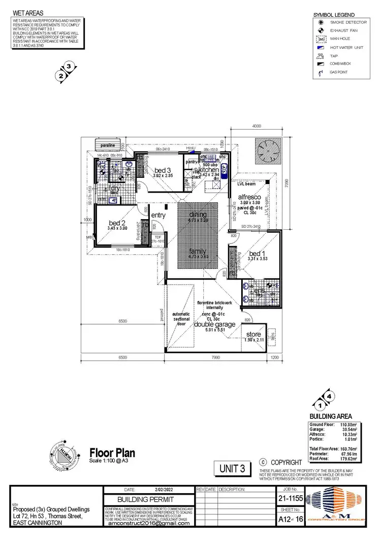 Floorplan of Homely villa listing, 53B Thomas Street, East Cannington WA 6107