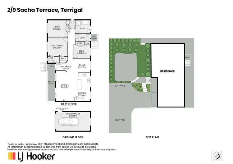 Floorplan of Homely villa listing, 2/9 Sacha Terrace, Terrigal NSW 2260