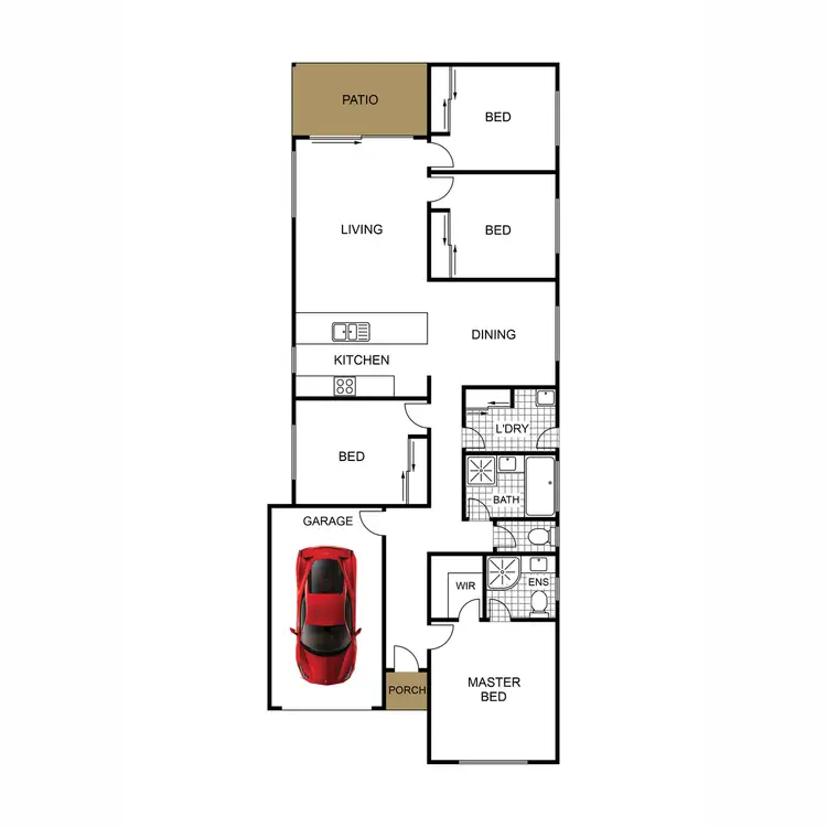 Floorplan of Homely house listing, 81 Surround Street, Dakabin QLD 4503