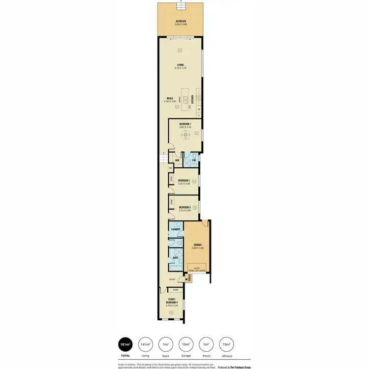 Floorplan of Homely house listing, 9 Valley View Drive, Highbury SA 5089