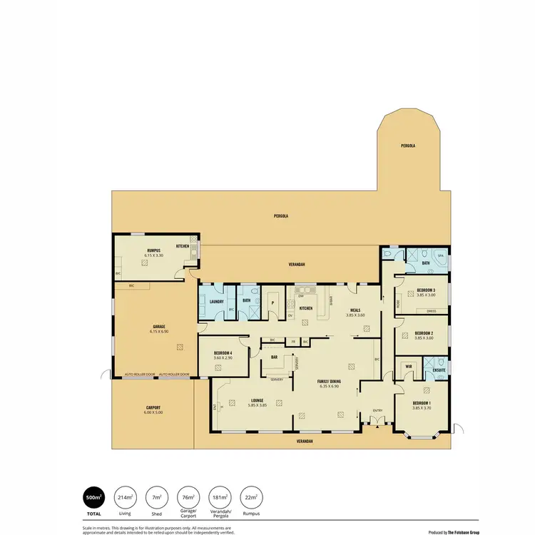Floorplan of Homely house listing, 8 Omnia Court, Greenwith SA 5125