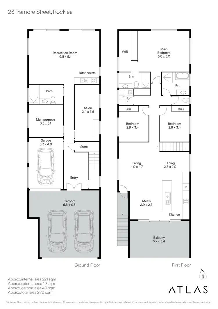 Floorplan of Homely house listing, 23 Tramore Street, Rocklea QLD 4106
