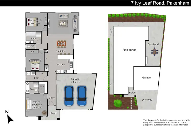 Floorplan of Homely house listing, 7 Ivy Leaf Road, Pakenham VIC 3810