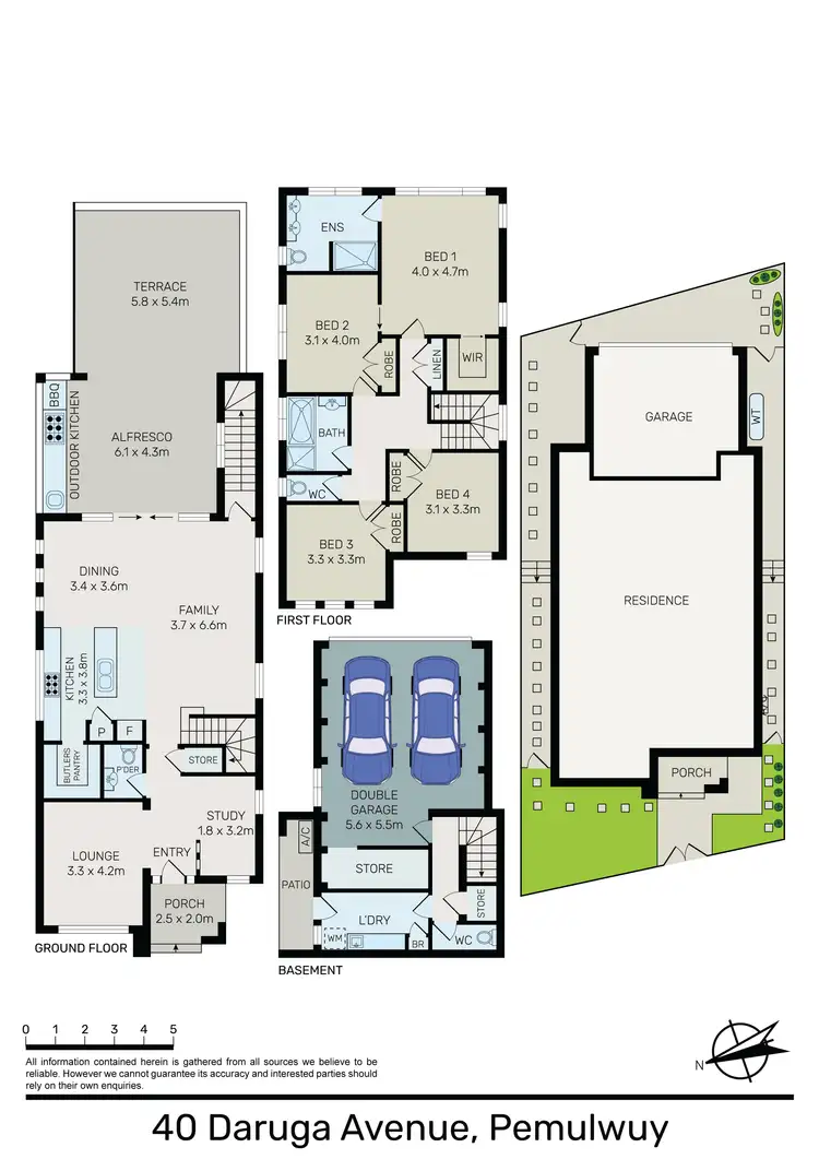 Floorplan of Homely house listing, 40 Daruga Avenue, Pemulwuy NSW 2145
