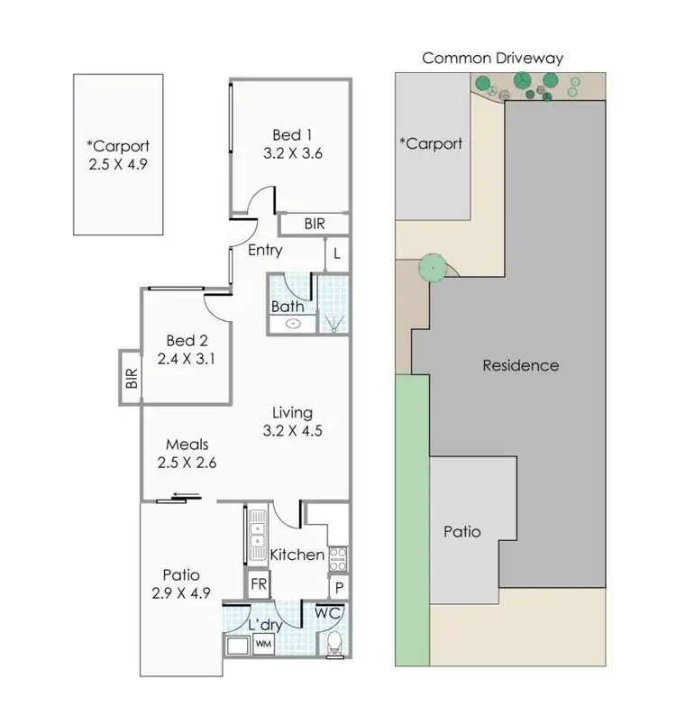 Floorplan of Homely unit listing, 8/15 Forrest Street, Subiaco WA 6008