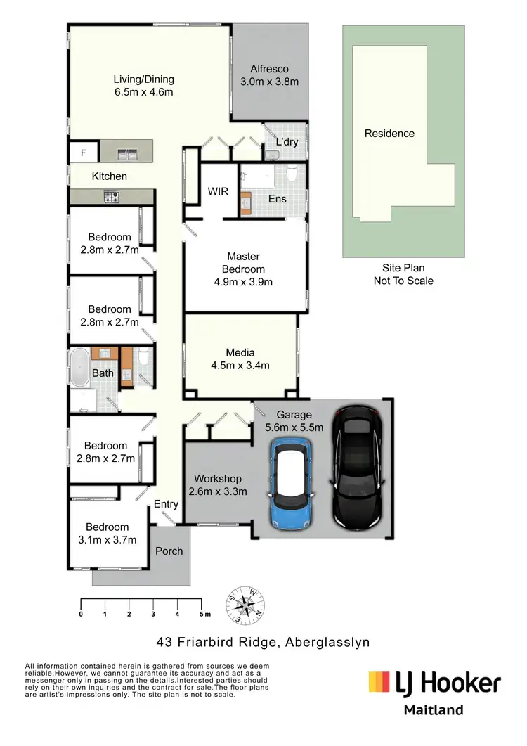 Floorplan of Homely house listing, 43 Friarbird Ridge, Aberglasslyn NSW 2320