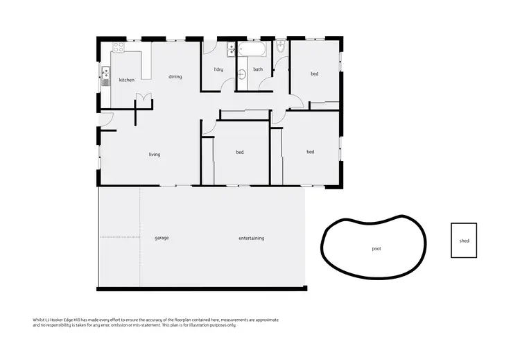 Floorplan of Homely house listing, 16 Trucano Close, Whitfield QLD 4870