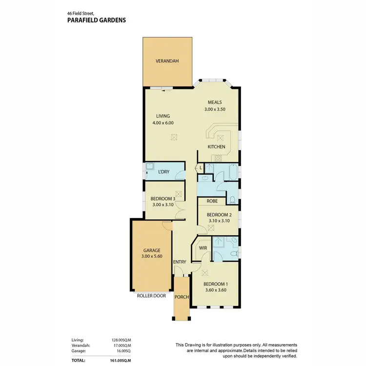 Floorplan of Homely house listing, 46 Field Street, Parafield Gardens SA 5107