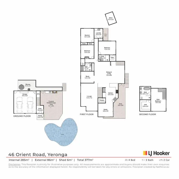 Floorplan of Homely house listing, 46 Orient Road, Yeronga QLD 4104