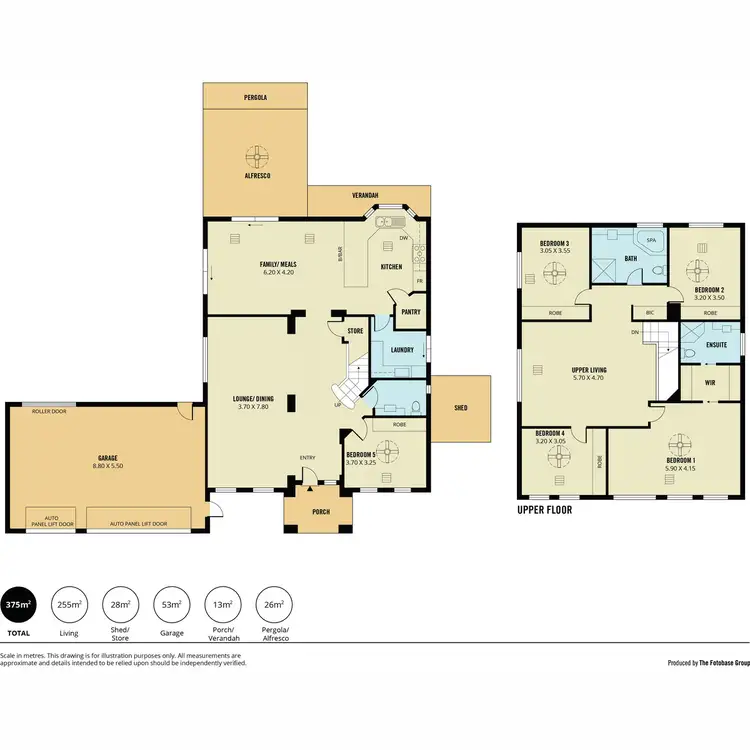 Floorplan of Homely house listing, 42 Tuscan Road, Golden Grove SA 5125