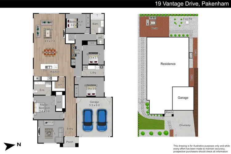 Floorplan of Homely house listing, 19 Vantage Drive, Pakenham VIC 3810