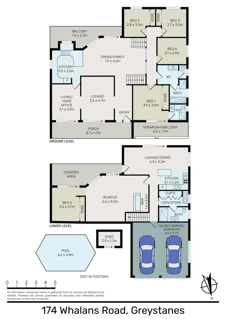 Floorplan of Homely house listing, 174 Whalans Road, Greystanes NSW 2145
