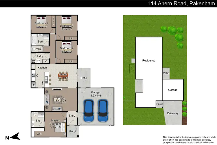 Floorplan of Homely house listing, 114 Ahern Road, Pakenham VIC 3810