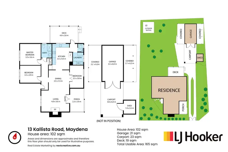Floorplan of Homely house listing, 13 Kallista Road, Maydena TAS 7140