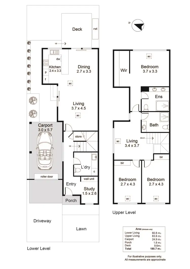 Floorplan of Homely townhouse listing, 13 Arthur Street, Richmond SA 5033