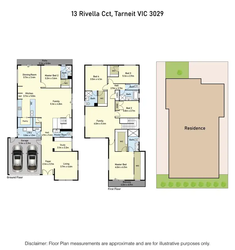 Floorplan of Homely house listing, 13 Rivella Circuit, Tarneit VIC 3029