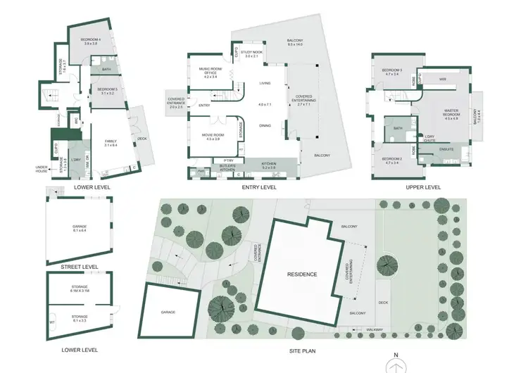 Floorplan of Homely house listing, 7 Baroona Road, Church Point NSW 2105
